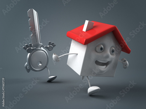 Clé et maison photo
