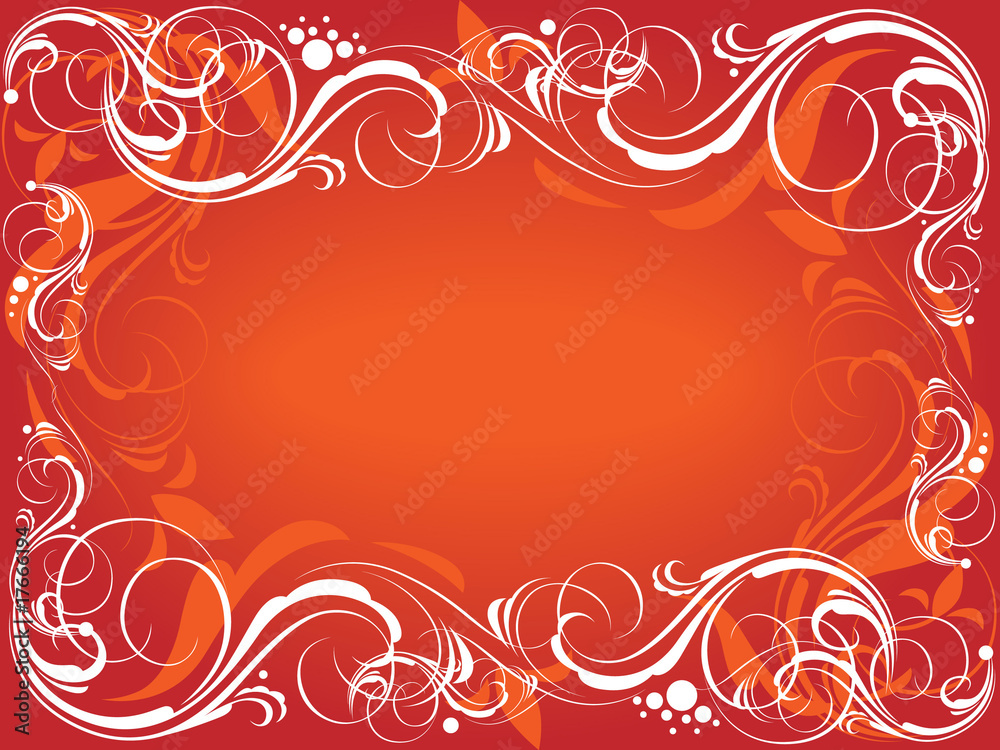 Red ornate background
