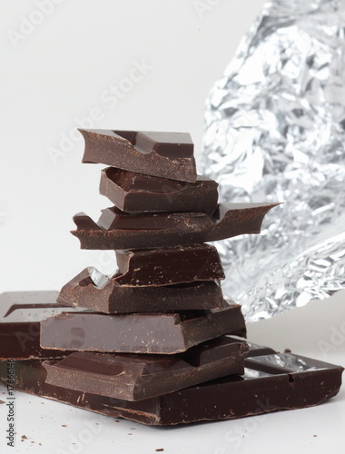chocolat, patissier, noir, photo