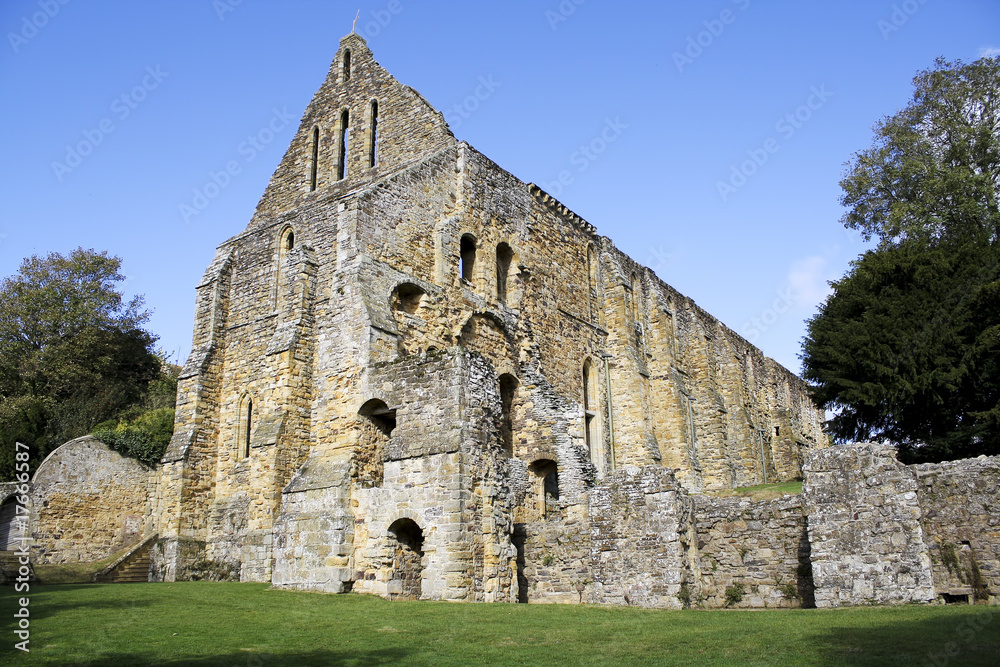 Ruins of Battle Abbey in England