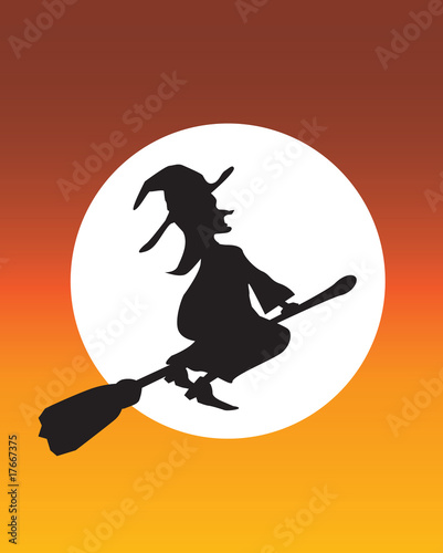 witch orange moon