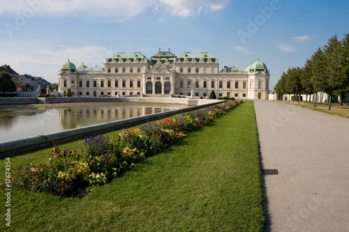 Belvedere palace in Vienna