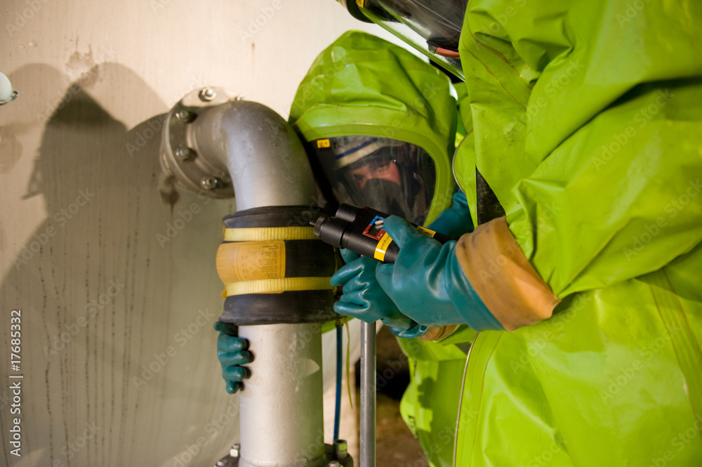 Fototapeta premium Gefährlicher Einsatz