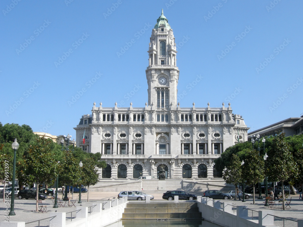 Fototapeta premium Rathaus Porto