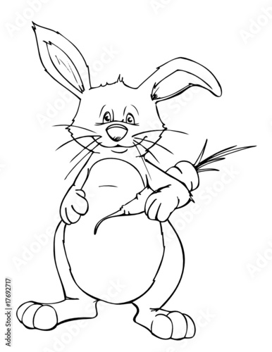 Osterhase, Hase, Ostern, Möhre, Karninchen
