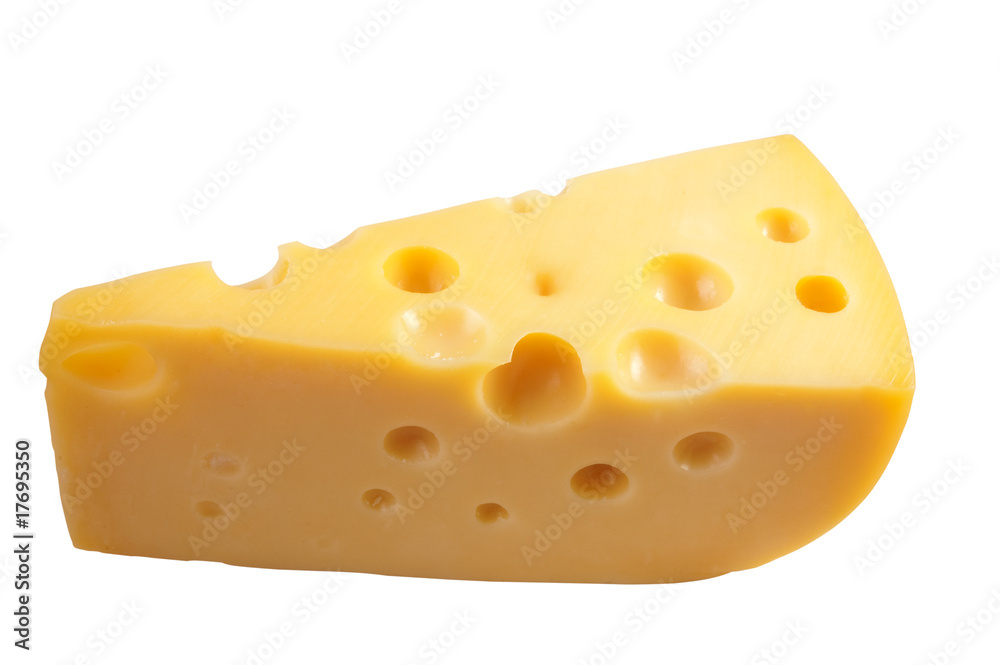 cheese isolated on a white cheese isolated on a white