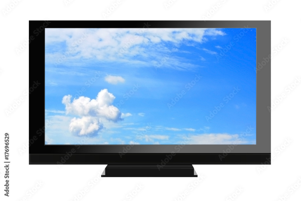 Isolated plasma tv Isolated plasma tv