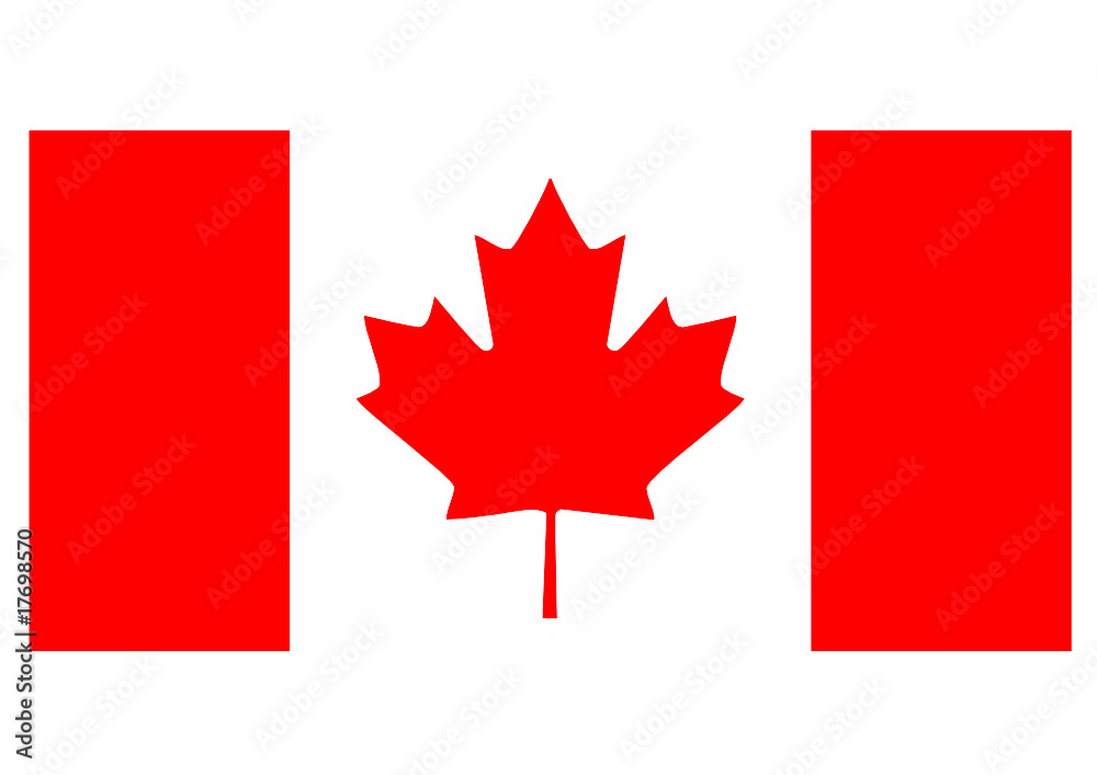 Canada flag isolated vector illustration Canada flag isolated vector illustration