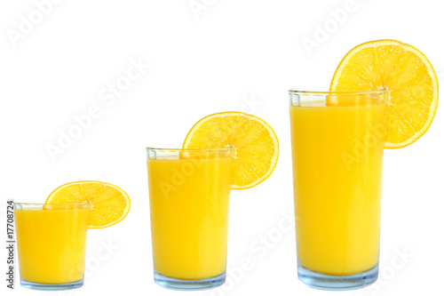 orange juice size
