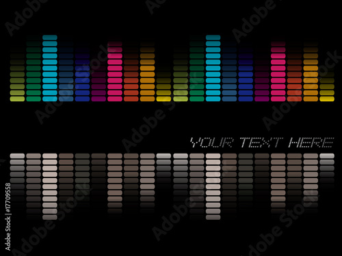 Colorful sound bars