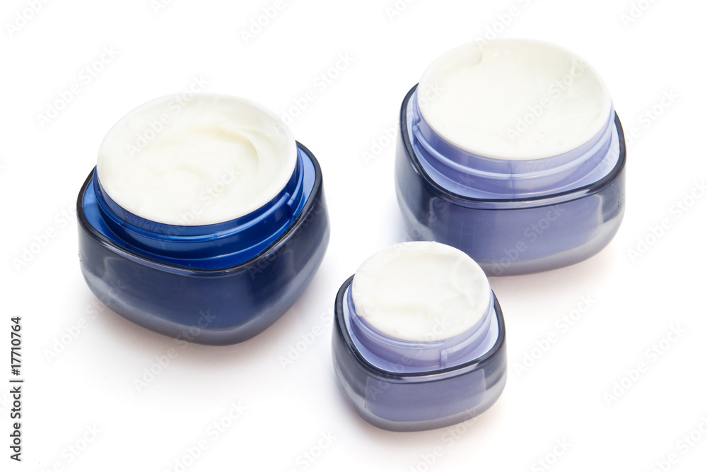 cosmetic creams containers