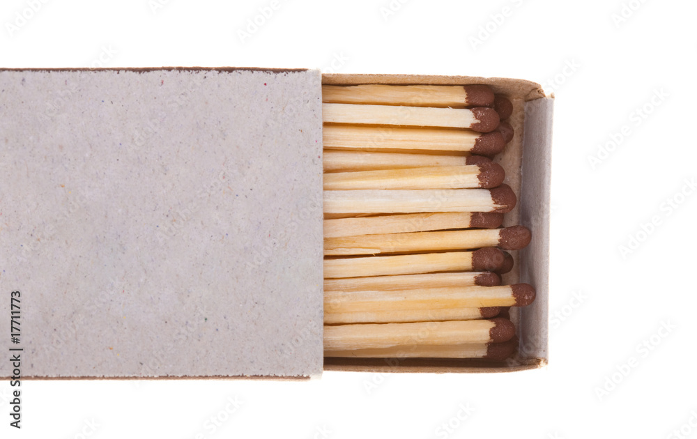 Opened boxes of matches