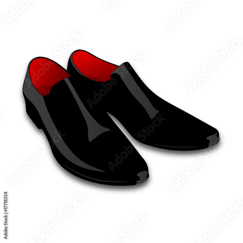 herrenschuhe / herrenslipper (vektor)
