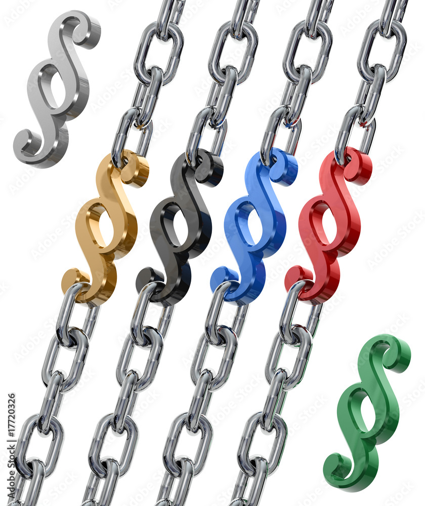 Obraz premium Paragraph in chains v2