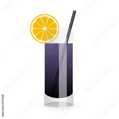 longdrink blaubeere mit orange