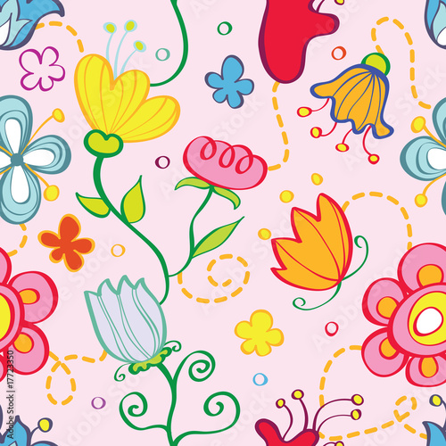 seamless background floral pattern