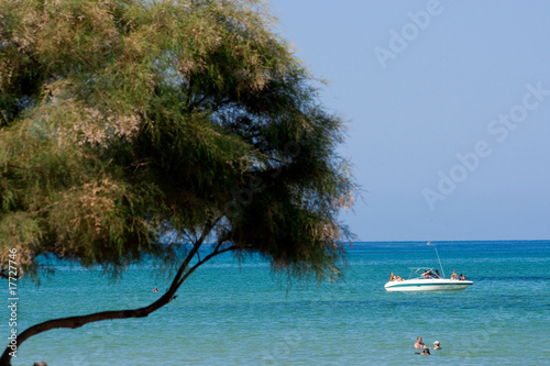 Wide blue sea photo