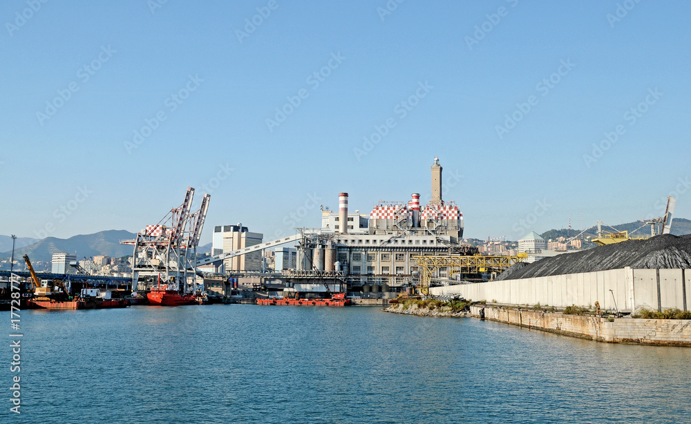 Industry sea port