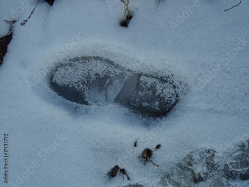 Obraz na plátně Footmark