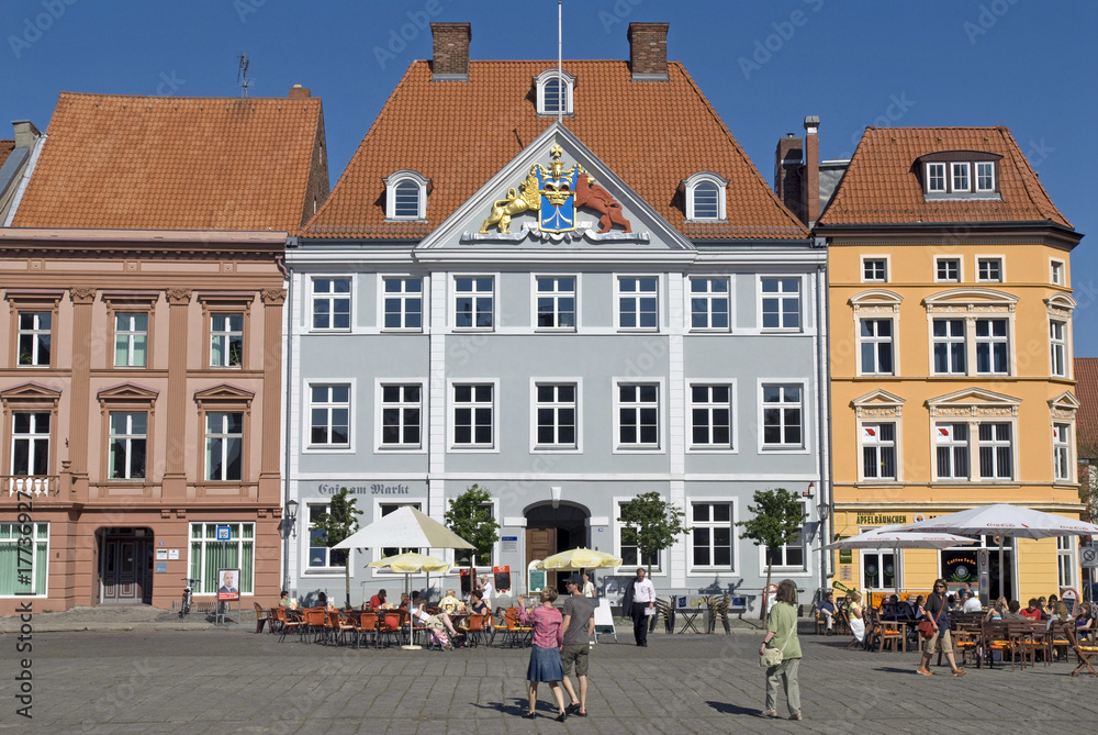 Marktplatz von Stralsund, Deutschland