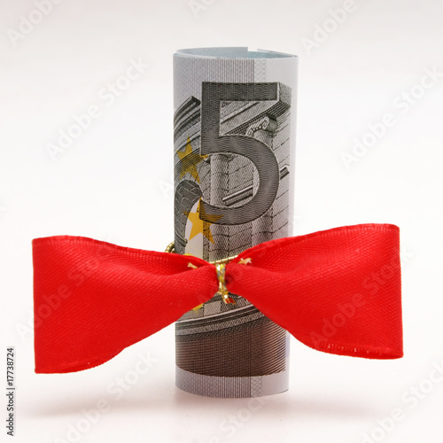 5 euro schein mit schleife