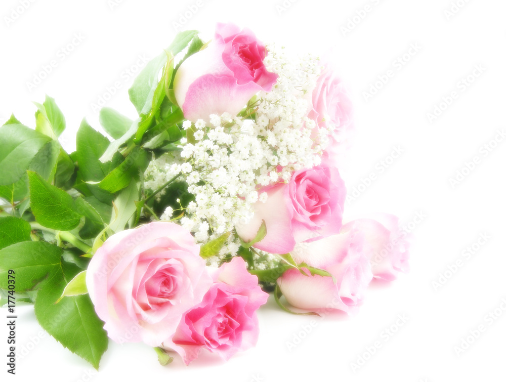 Red roses and a lace