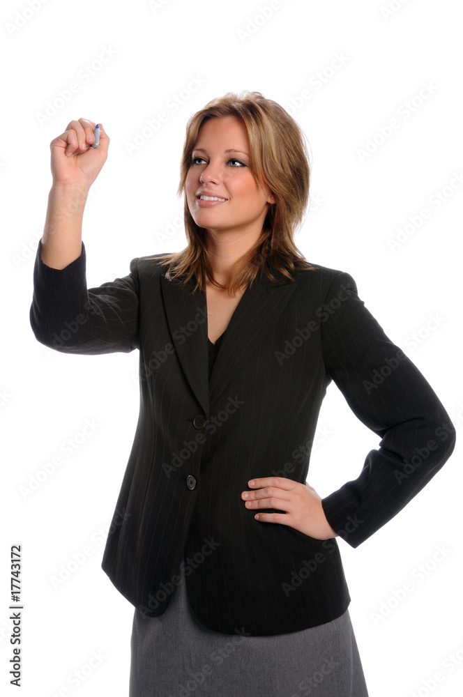 Businesswoman Writing Businesswoman Writing