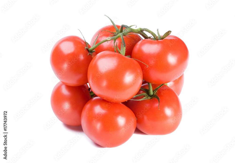 Pile of fresh tomatoes