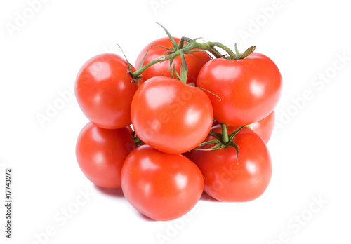 Pile of fresh tomatoes