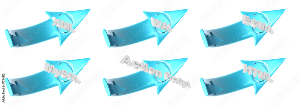 Plastikowe strzałki WEB 1 - clipping path Plastikowe strzałki WEB 1 - clipping path