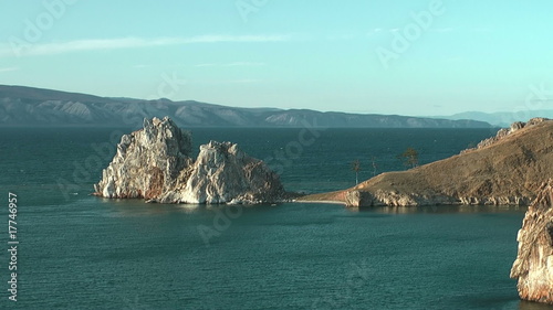 Olkhon island on Baikal lake. Cape 