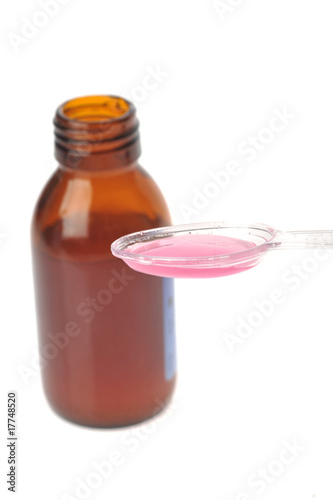 Tapety artystyczne spoon with medecine
