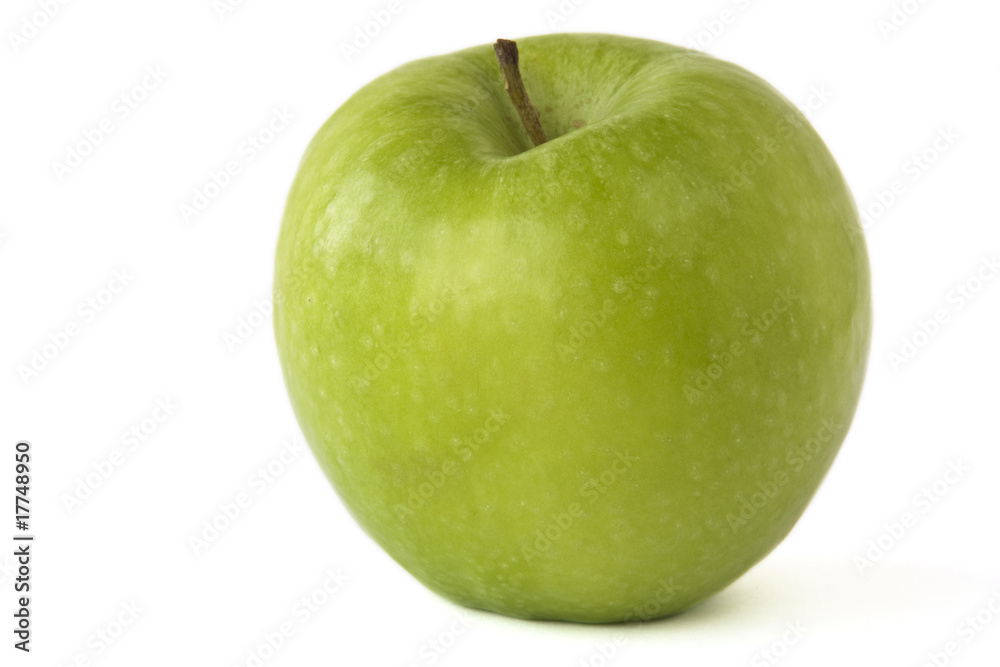 Grüner Apfel Granny Smith isoliert