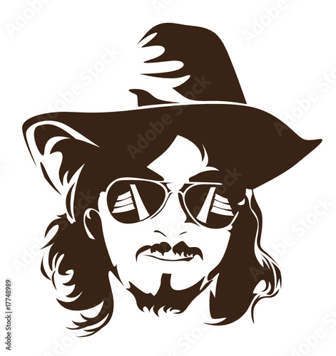me with sunglasses and hat