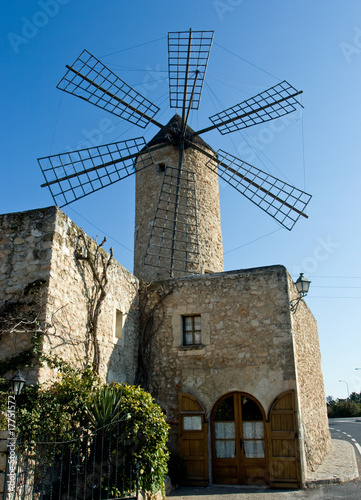 Old windmill from Majorca