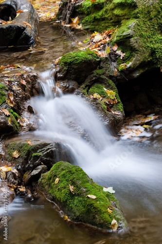 Cool water streaming down