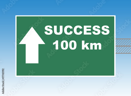 Success Highway sign