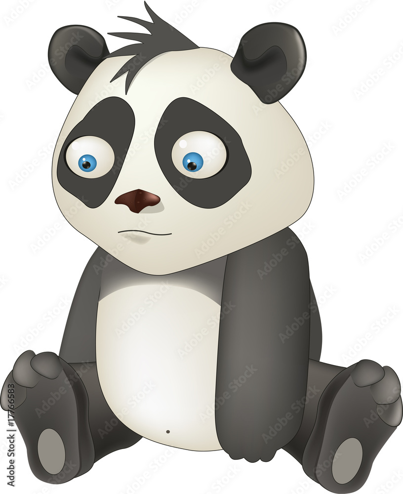 Naklejka premium panda