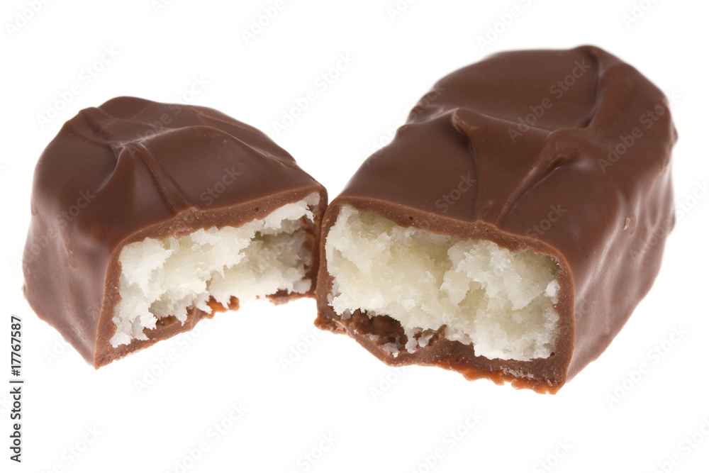 Chocolate on isolated Chocolate on isolated