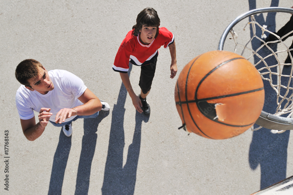 Fototapeta premium street basketball