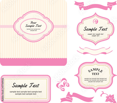 set of design elements