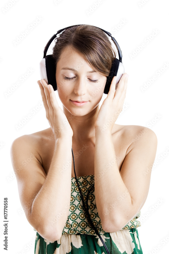 Fototapeta premium Listen music