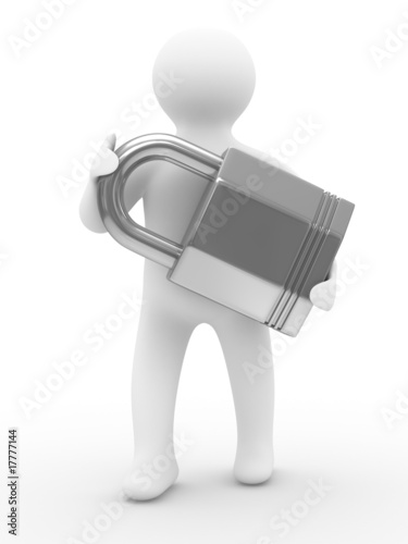 protection concept. Isolate...