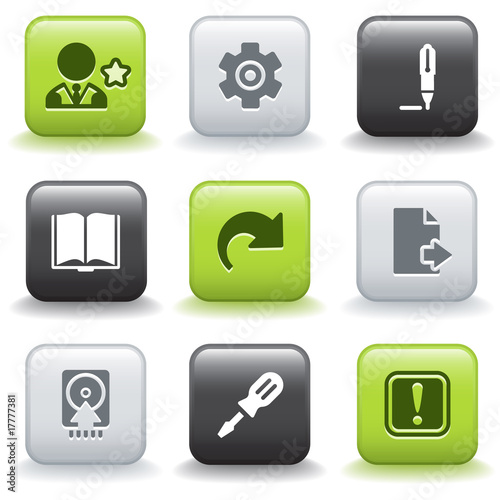 Icons with buttons 6