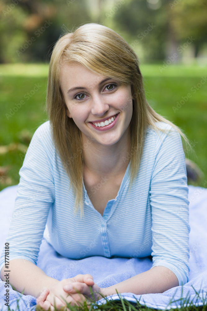Smiling Teen Girl Smiling Teen Girl