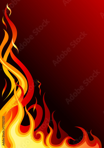 Illustration of fire
