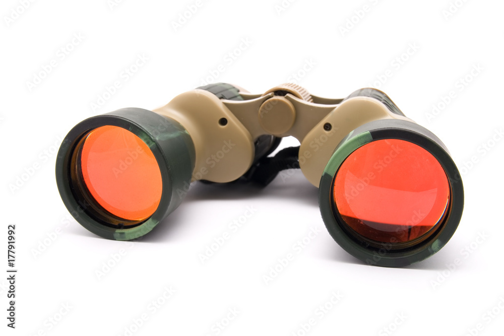 Binoculars isolated on white space Binoculars isolated on white space