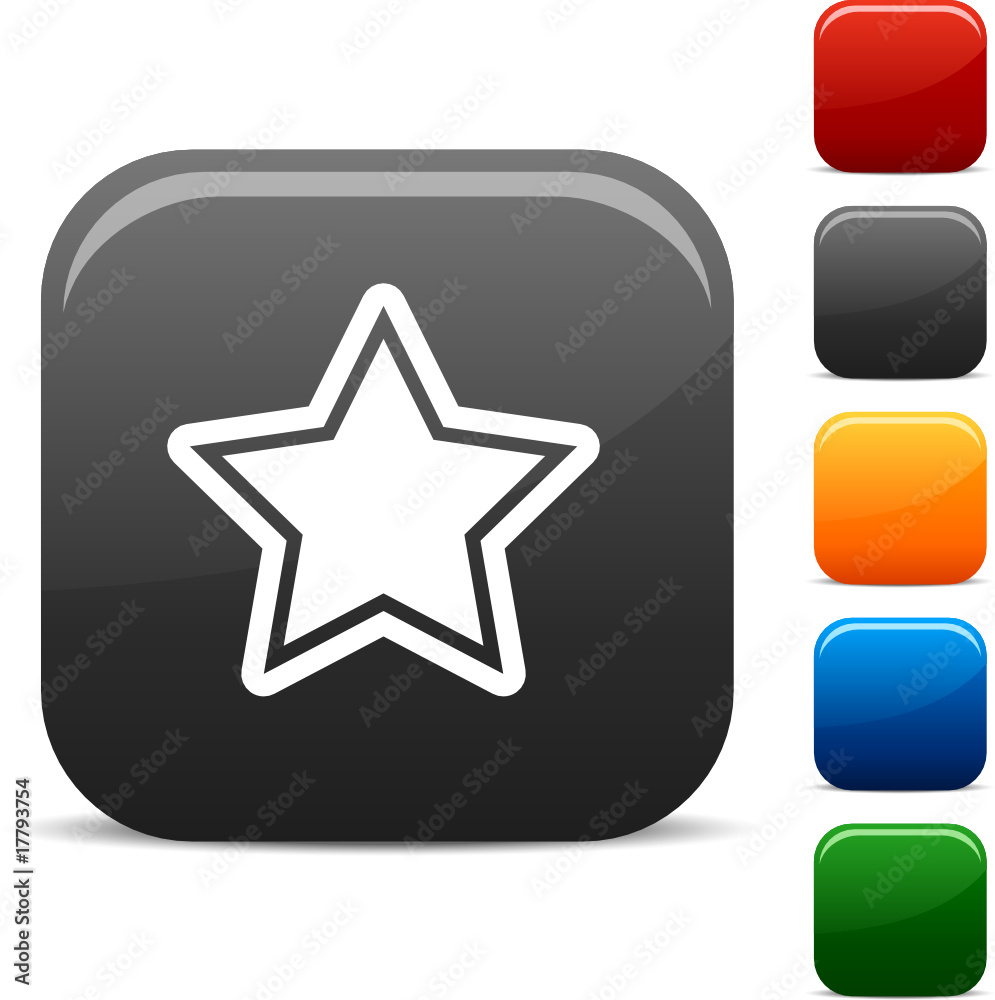Star icon set. Vector illustration Star icon set. Vector illustration