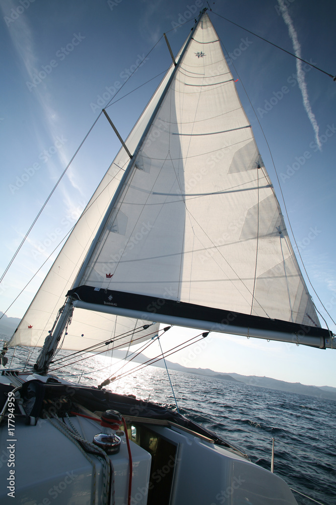 Fototapeta premium Vele e mare