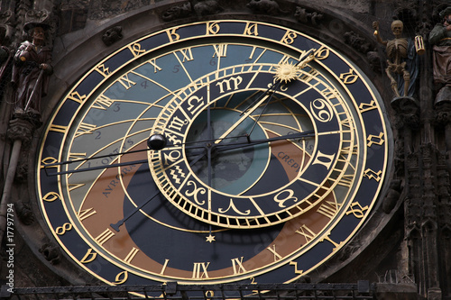 Medieval astronomical clock - Prague, Czech Republic